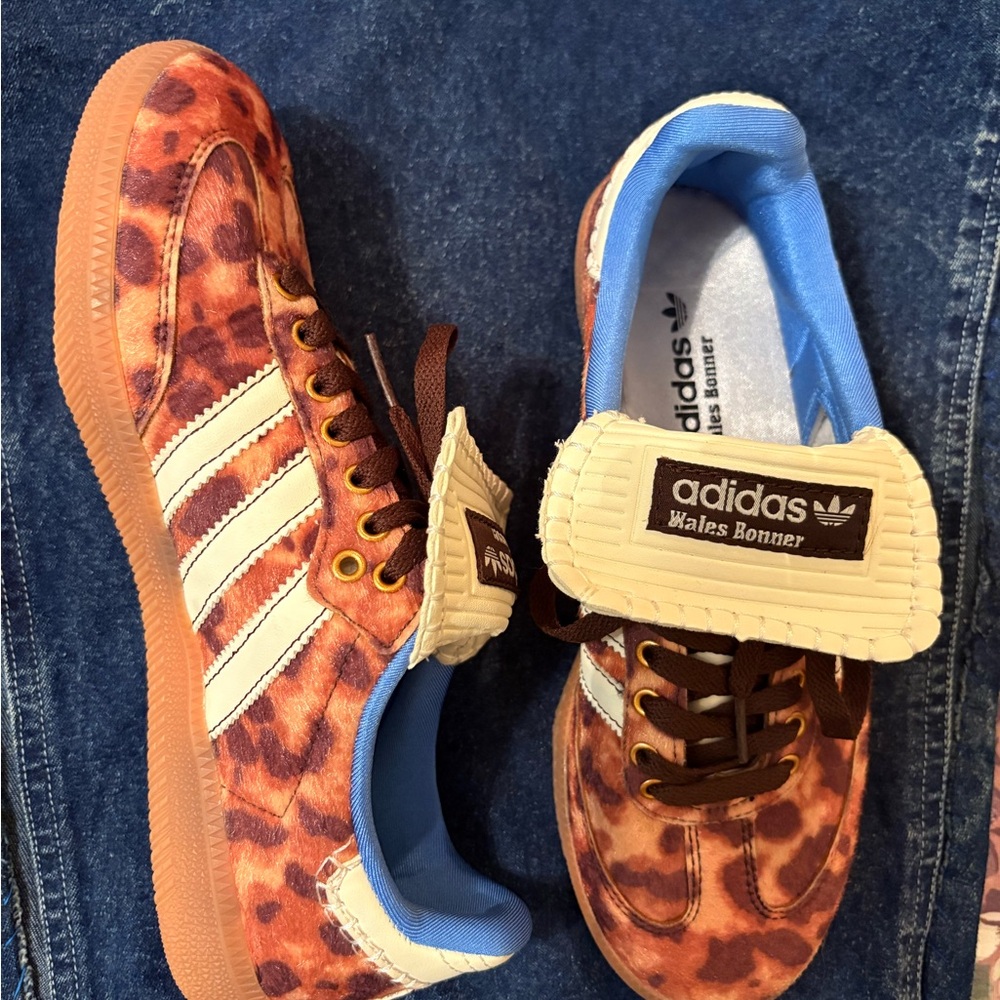 Adidas Wales Bonner Brown and Cream Sneakers